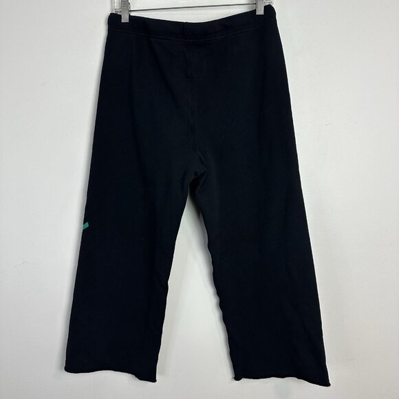 Frank & Eileen Catherine Triple Fleece Sweatpants Crop Womens Small Black - Picture 3 of 9
